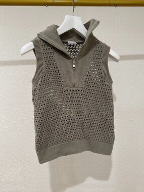 Green Varley Sweater Vest